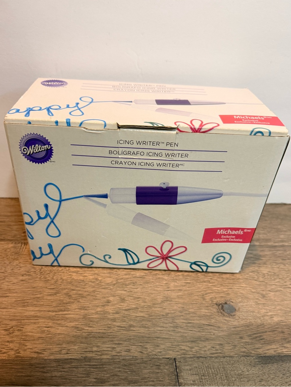 Wilton Purple and White Icing Writer Pen - Cake Decorating Tool